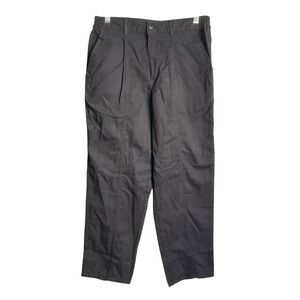 Apparatus Pleated Front Chino Uniform Pants Boys Size 14 Husky Black NWOT